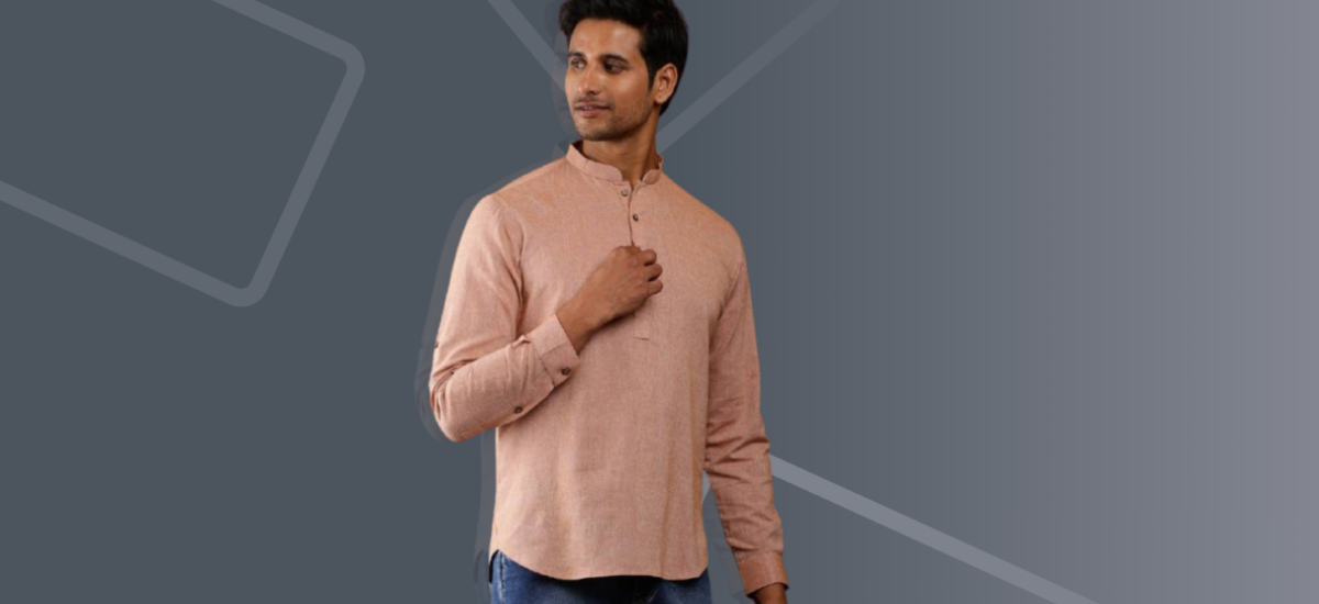 person adorned Short kurta Banner image