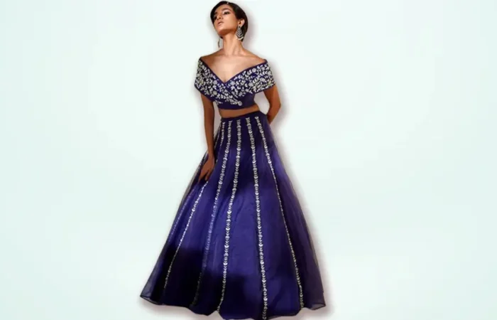 women in party wear lehenga banner image