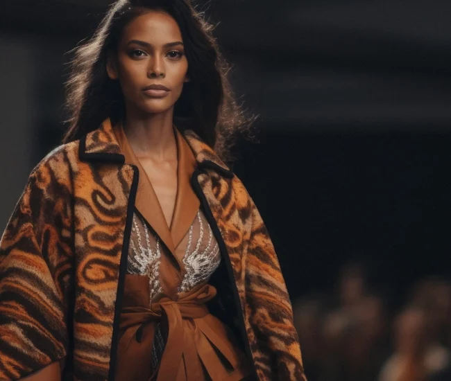 In Fashion events lady wearing Fashion outfits