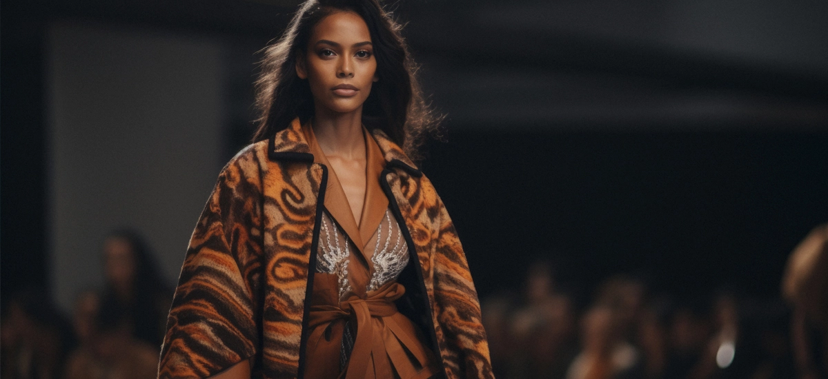 In Fashion events lady wearing Fashion outfits