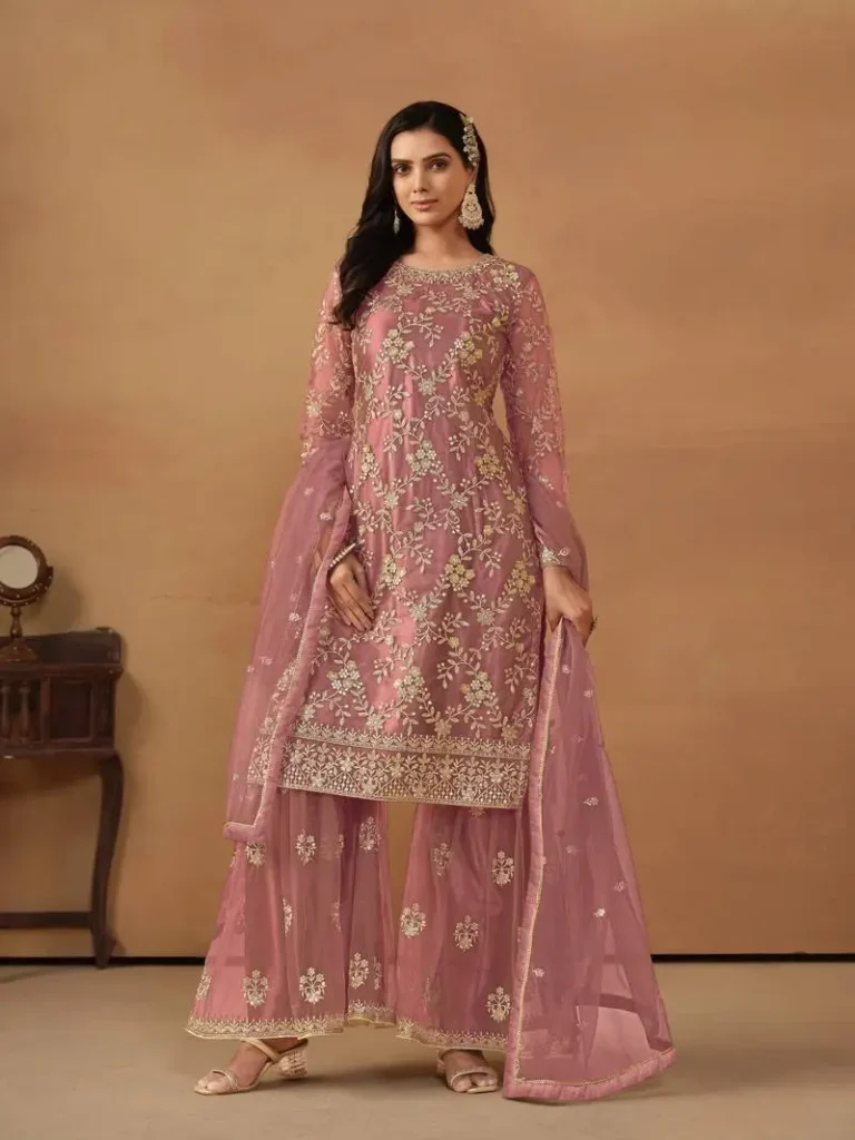 Mauve Color Sharara