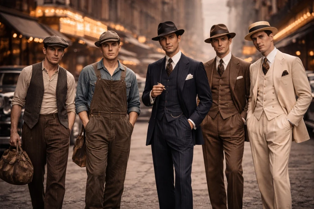 City street fashion through the decades