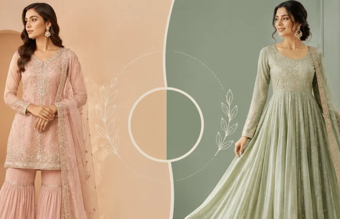 Sharara vs anarkali
