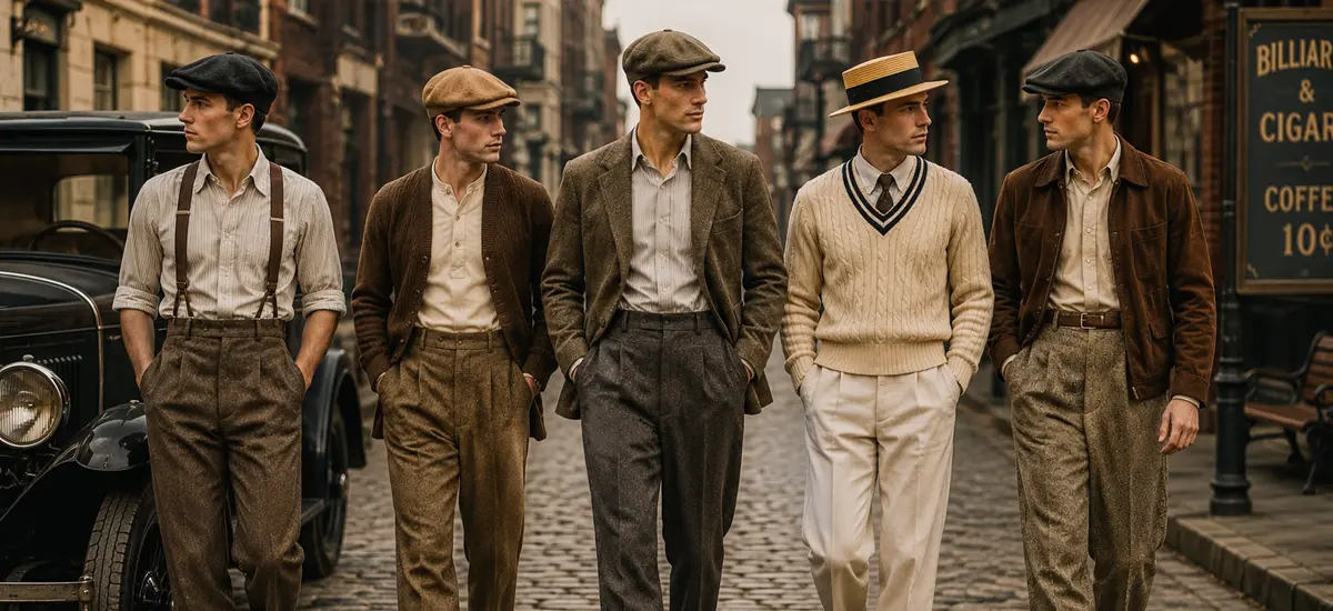 Casual 1920s Mens Fashion
