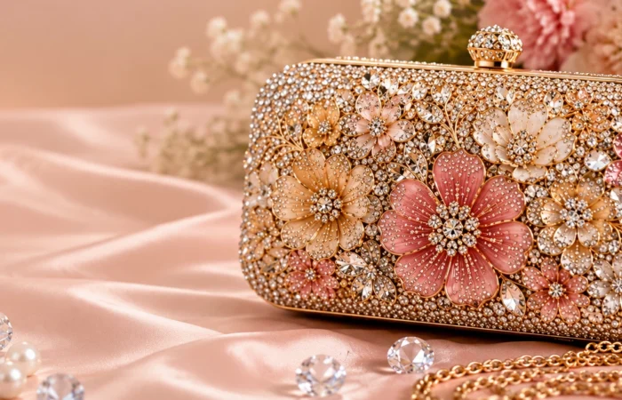 This image contain Flower Crystal Clutches