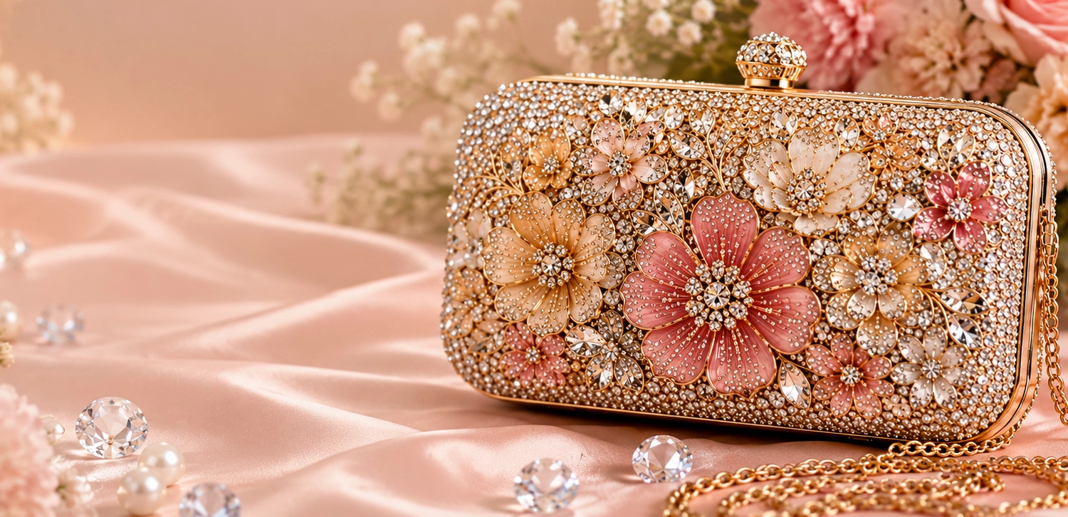 This image contain Flower Crystal Clutches