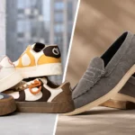 Image contain Sneakers vs Loafers footwear