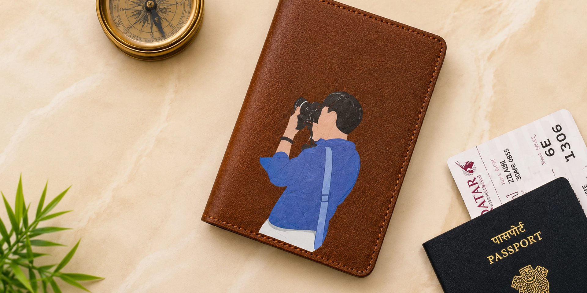 This image contain Passport cover the suitable for travel.