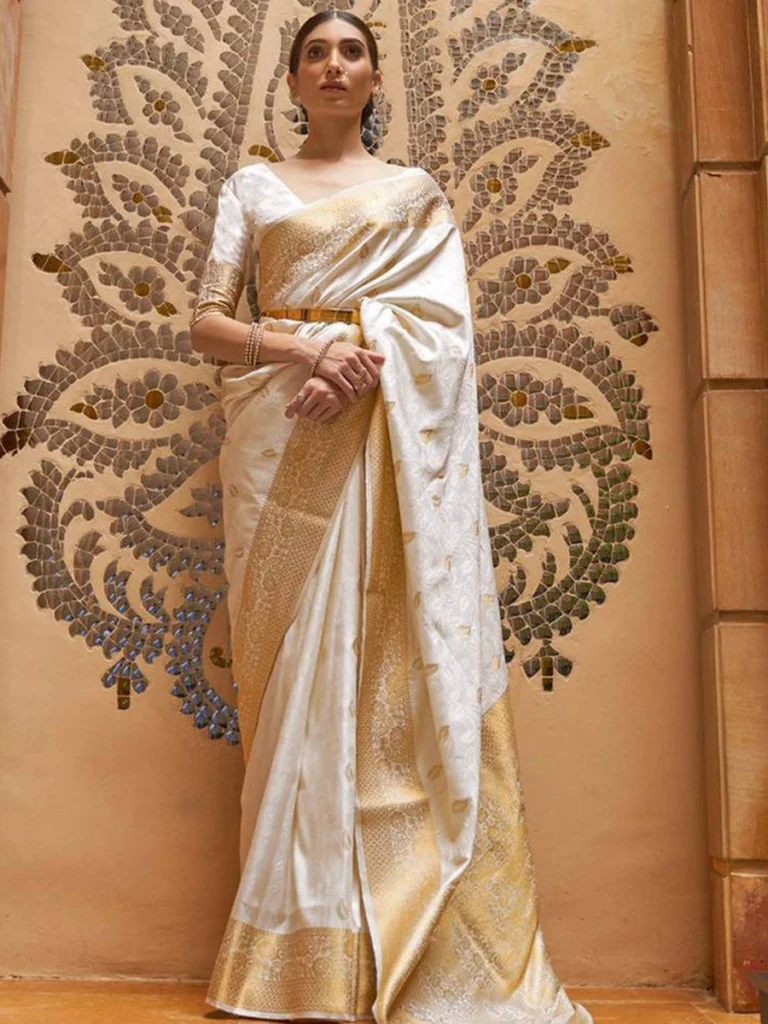 Traditional Banarasi Mirraw Saree