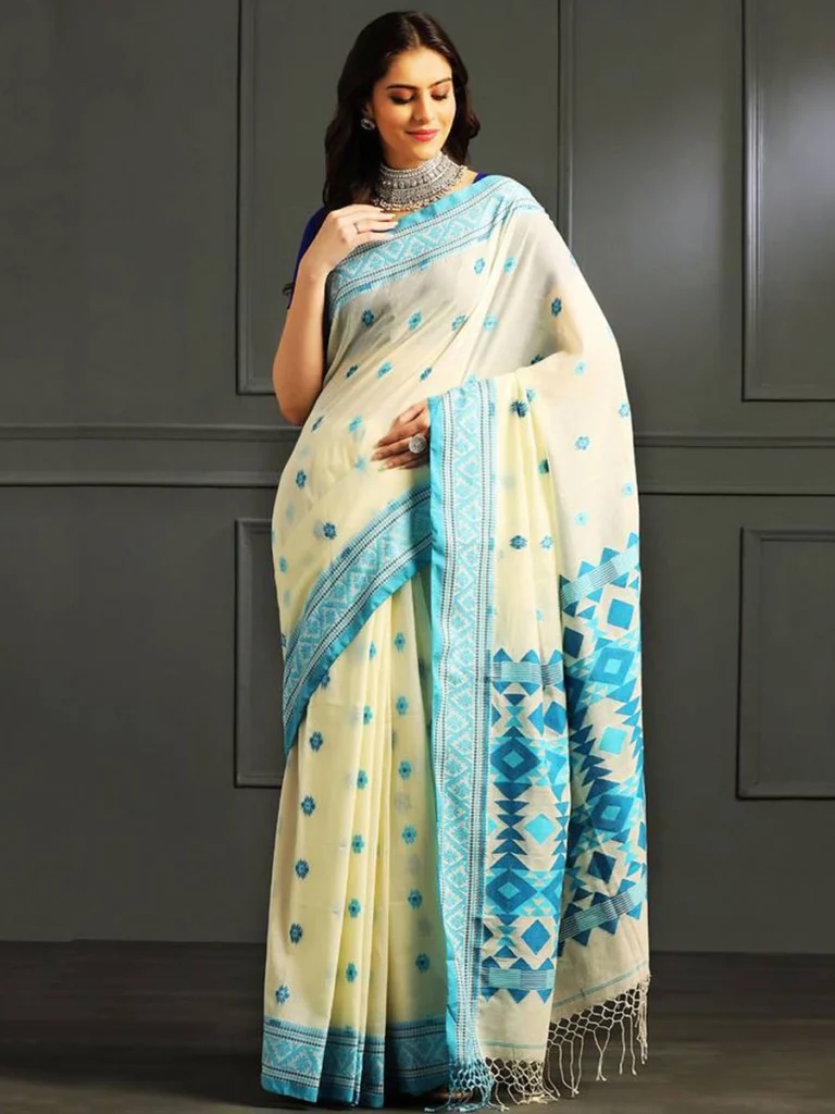 Traditional Handloom-Inspired Mirraw Saree