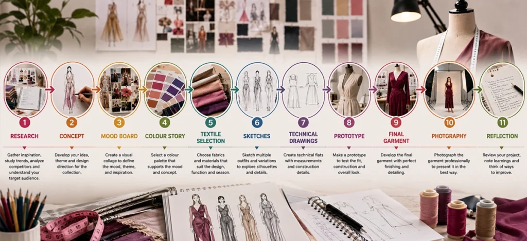 This image contain portfolio project can follow this process