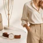 In this image contain accessories for your body type