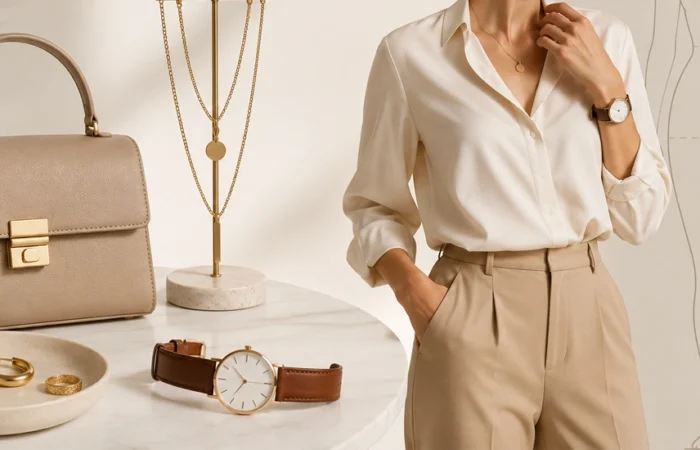 In this image contain accessories for your body type