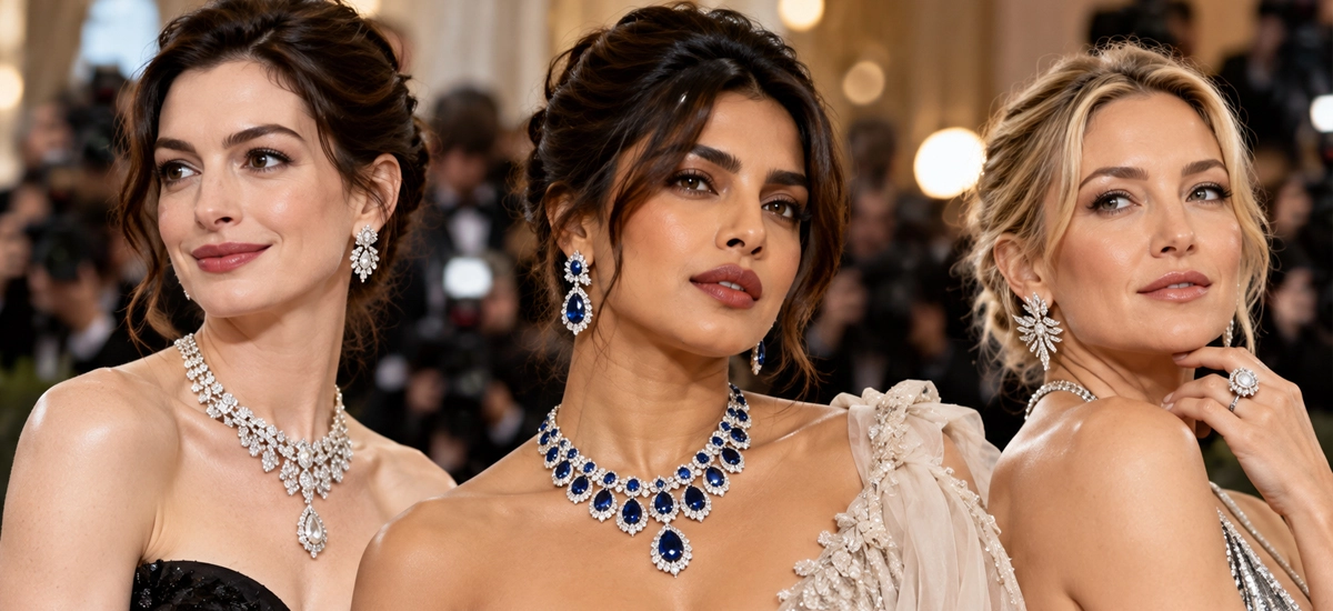 This image contain celebrity jewelry styles