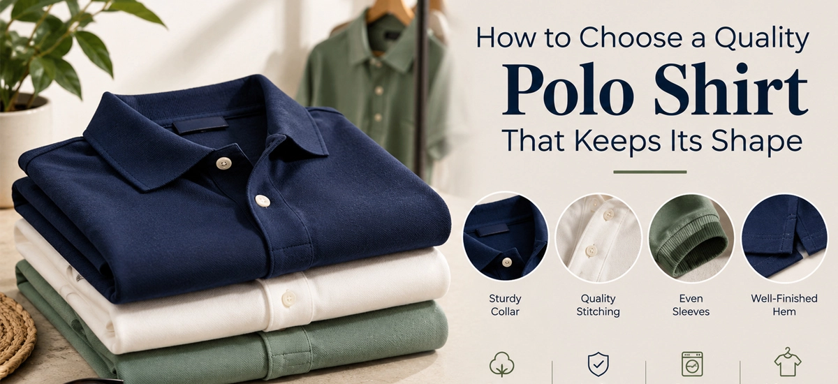 This image contain Amazing Tips On How to Choose a Polo Shirt Quality & Its Shape
